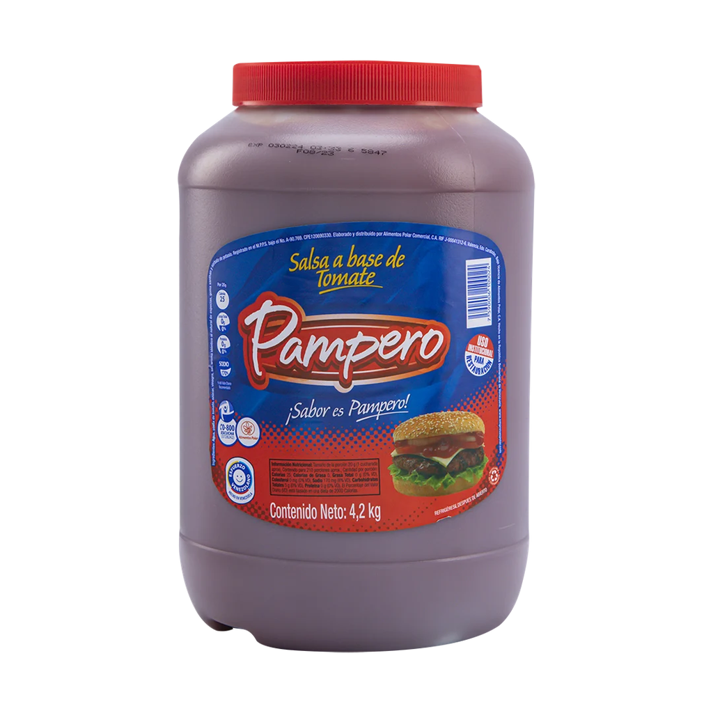 PAMPERO SALSA BASE TOMATE 4.2 KG x 4 Uds. CFH
