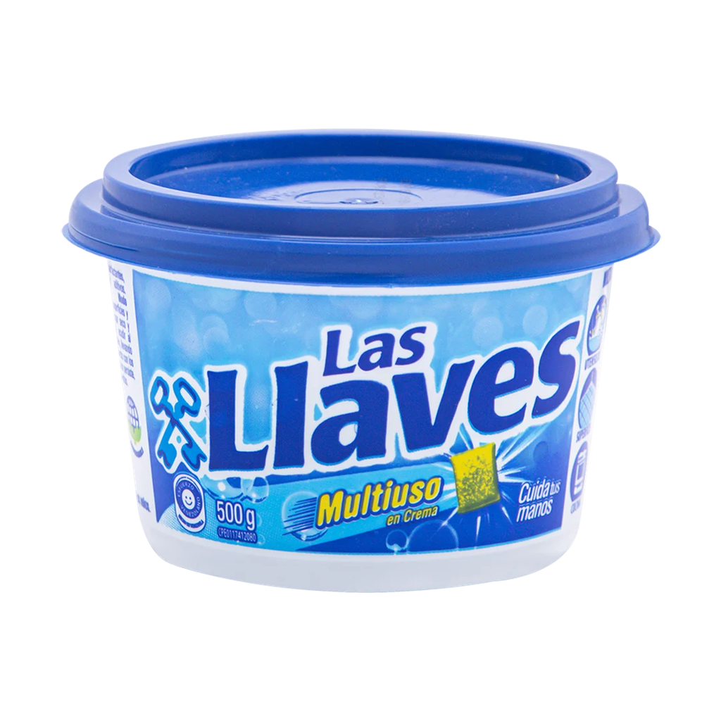 LAS LLAVES MULTIUSO CREMA 500 G 500 cc x 18 Uds.