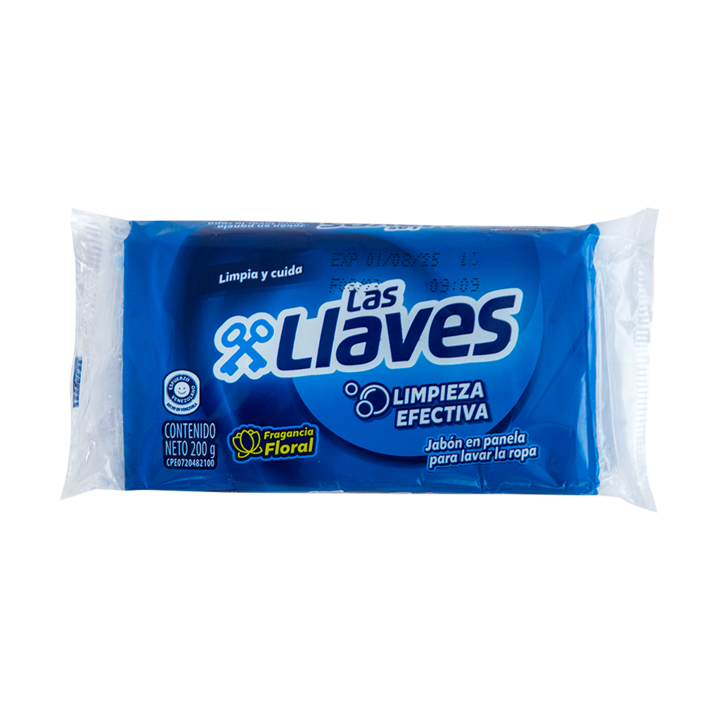 LAS LLAVES JABON TRAD. FLORAL 200 G x 44 Uds.