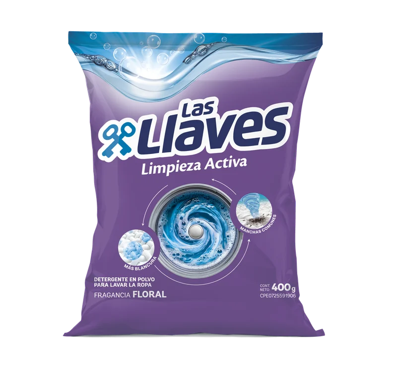 LAS LLAVES DET. L.ACTIVA FLORAL 400 GX16Uds.
