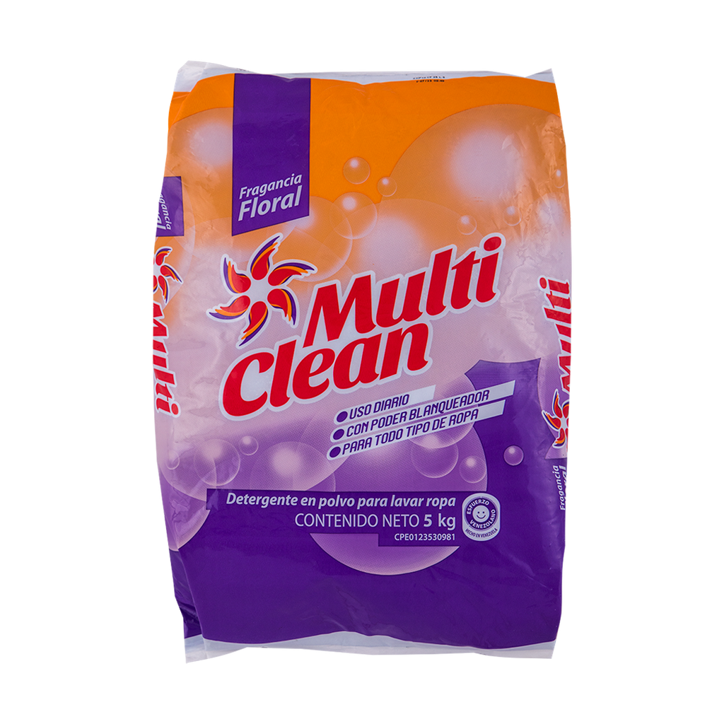 MULTI CLEAN DETER FRAG FLORAL 5 KG x 4 Uds.