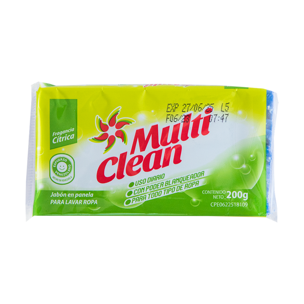 MULTI CLEAN DETER FRAG CITRICA 200 G x 44 Uds.