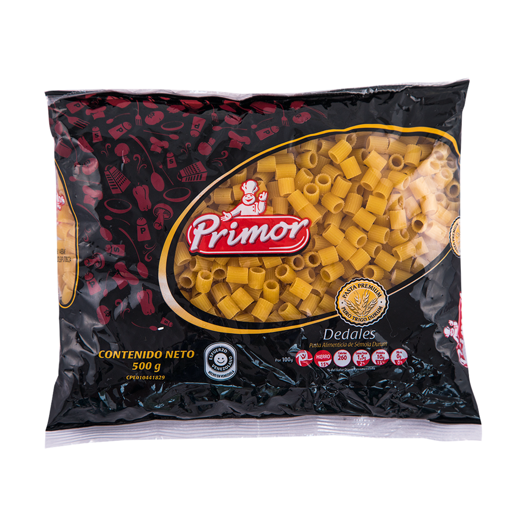 PASTA CORTA DEDALES 500 G x 12 Uds (E)
