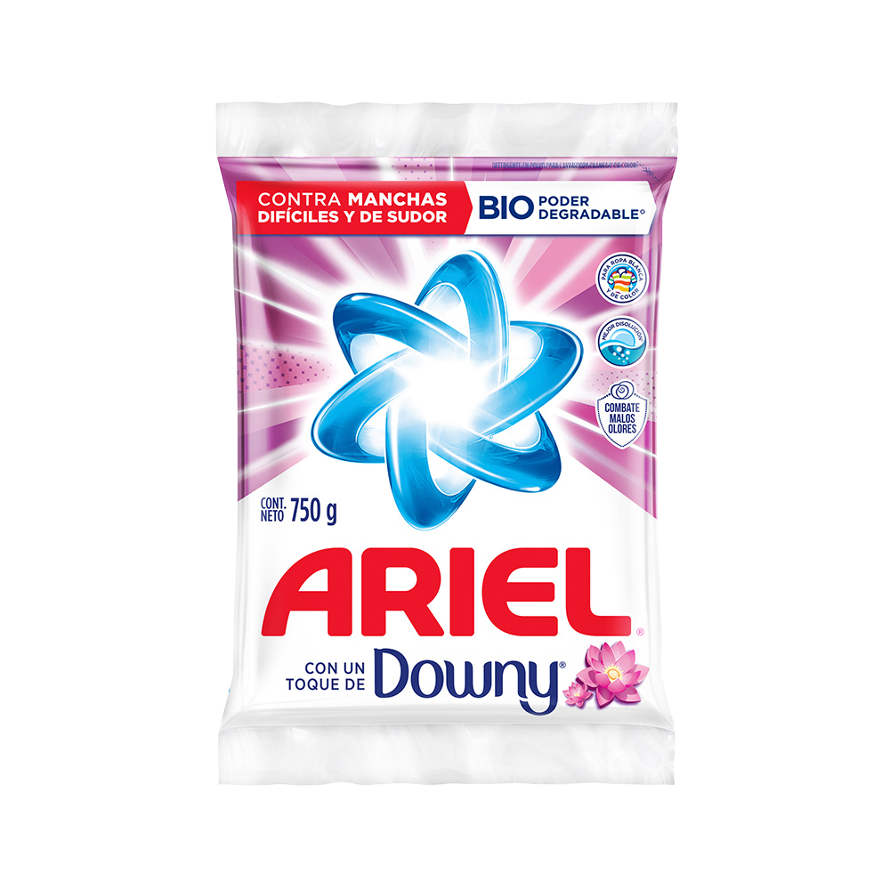 ARIEL DETERG DOWNY 750 G x 12 Uds.