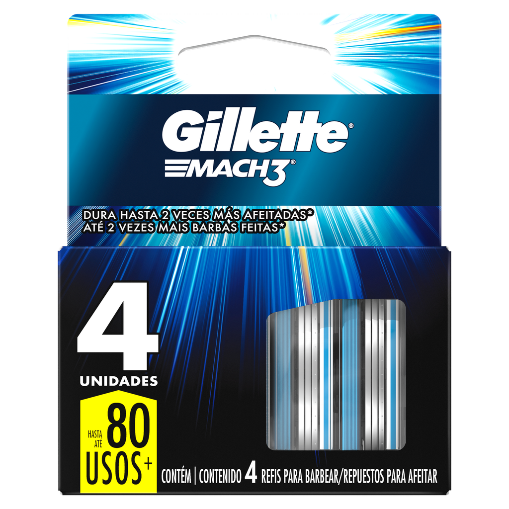 GILLETTE MACH3 CARTUCHOX4 20 G x 72 Uds.