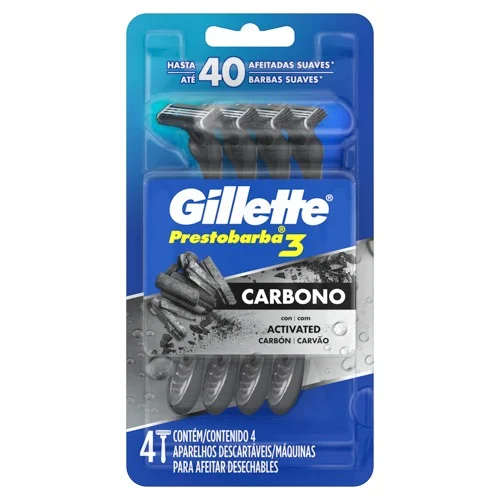 GILLETTE BLISTER PB3 CARBONX4 48 G x 36 Uds.