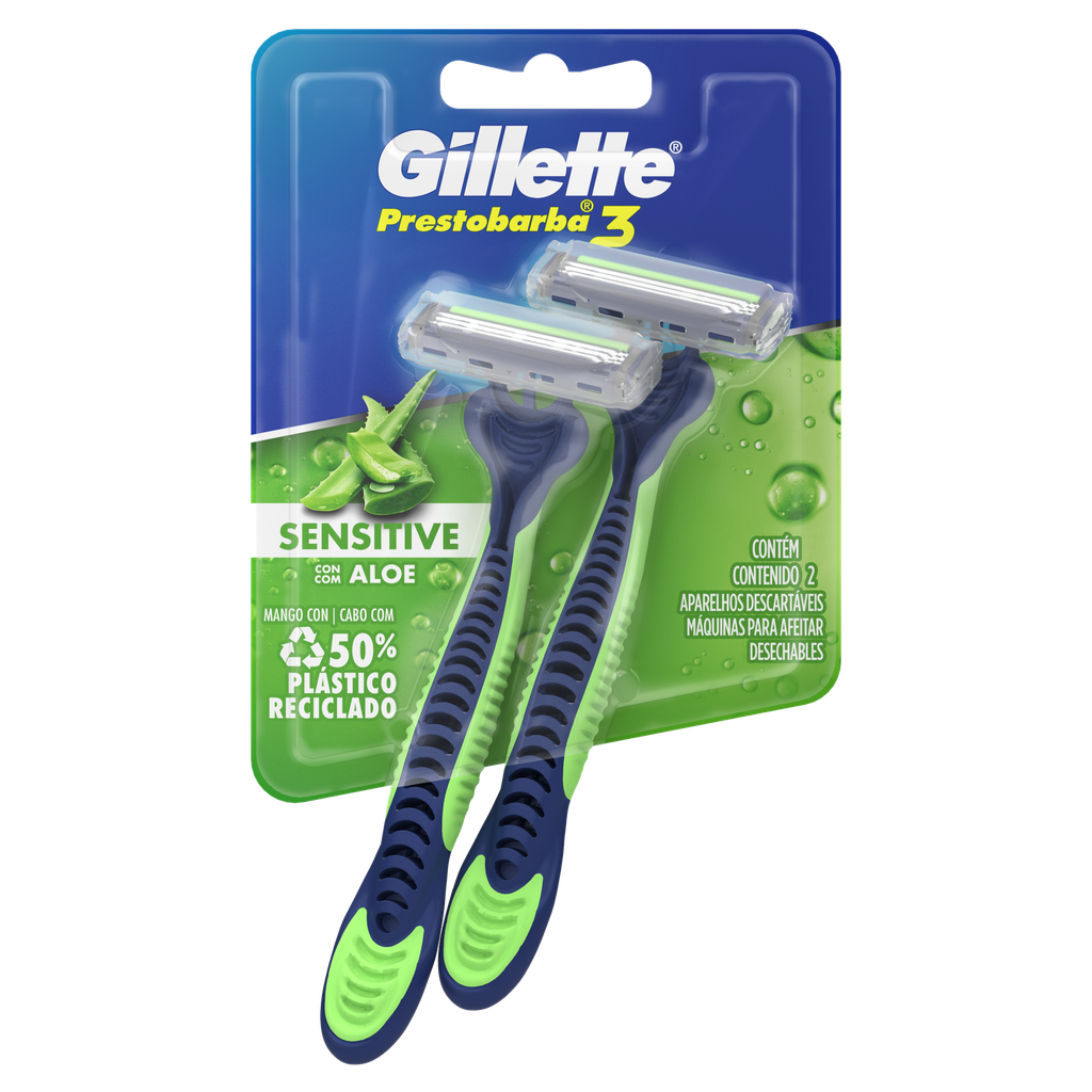 GILLETTE BLIST PB3X2 SENSECARE 23 G x 72 Uds.