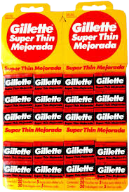 GILLETTE RIST HOJILL SUPERTHIN 60G x 24 Uds.