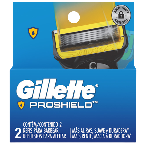 GILLETTE F5 PROSHIELD CARTX2 21 G x 10 Uds.