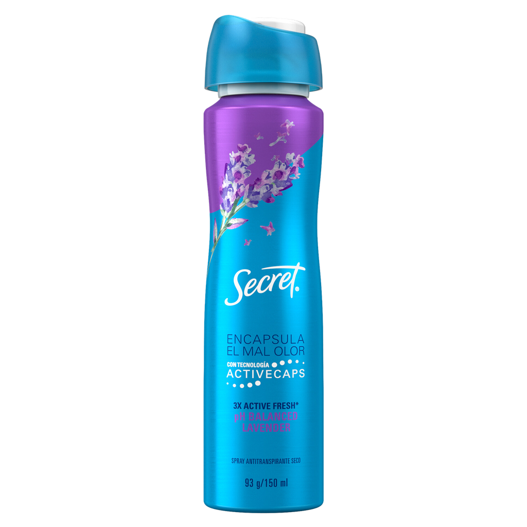 SECRET SPRAY PHBAL LAVENDER 93G x 12 Uds.