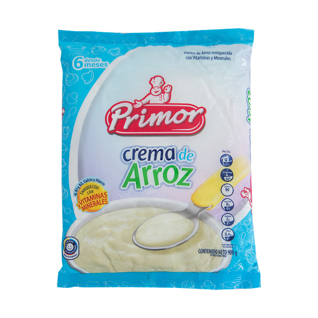 PRIMOR CREMA ARROZ ENRIQ 450 G (BOLSA) x 24 Uds.