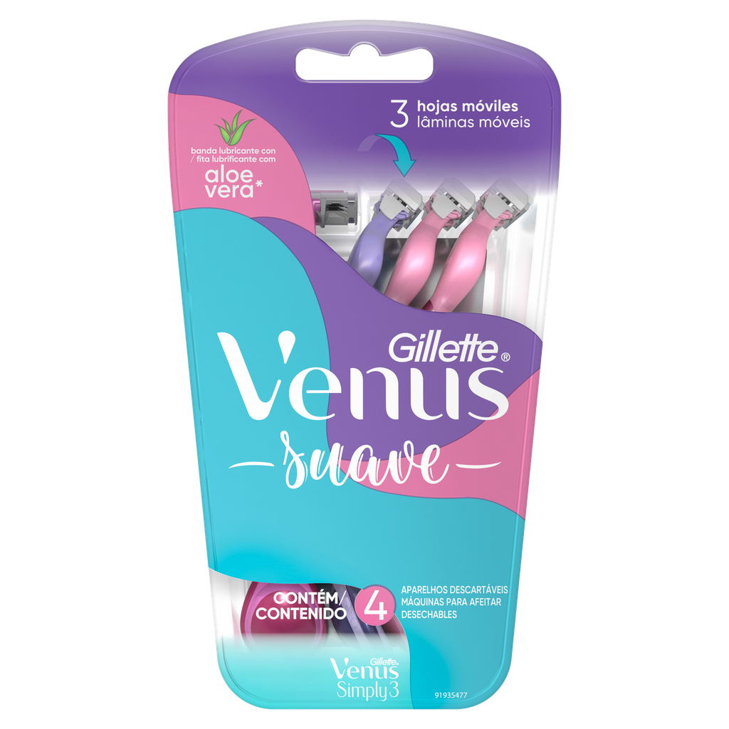 VENUS BLISTER SIMPLYX4UN FEM 52 G x 6 Uds.