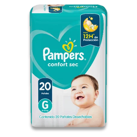PAMPERS PAÑALES CONFORT SEC G 463 G x 8 Uds.