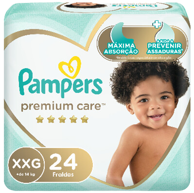 PAMPERS PAÑALES PREMIUM CARE XXG 716 G x 8 Uds.