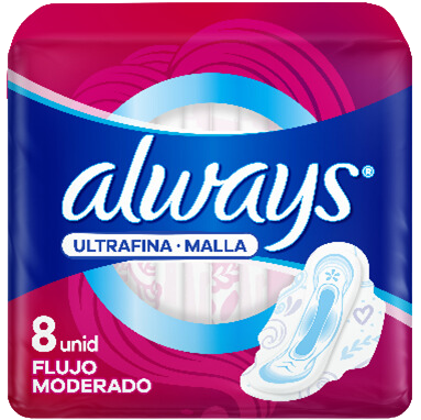 ALWAYS TOALLAS ULTRA SECA DIA 37 G x 24 Uds.