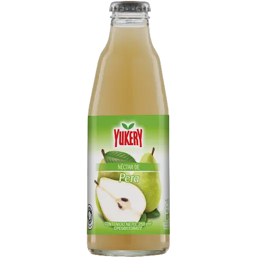 YUKERY PERA Botella 250 ml x 12 Uds.