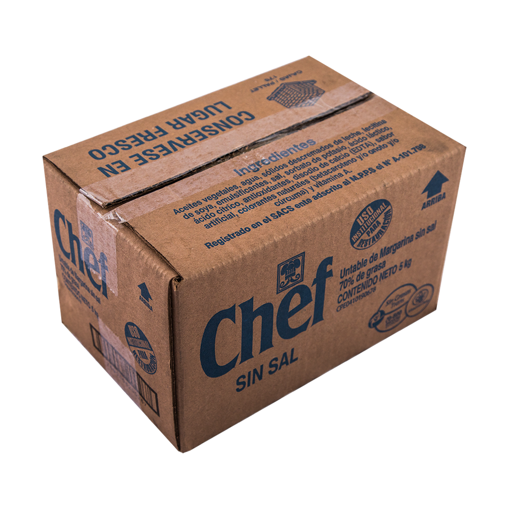 CHEF MARGARINA S/S 5 KG x 1 Uds. CFH 1 (E)