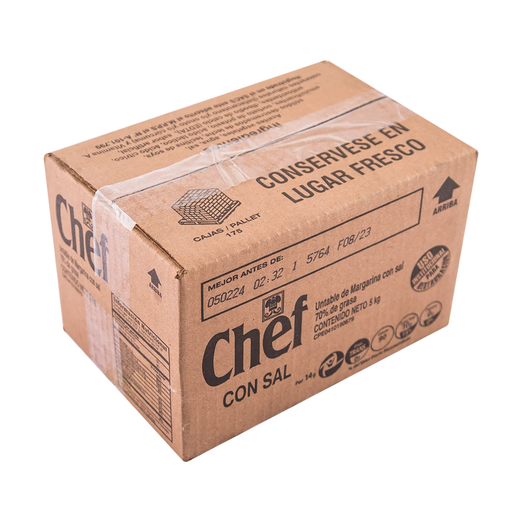 CHEF MARGARINA C/S 5 KG x 1 Uds. CFH 1 (E)