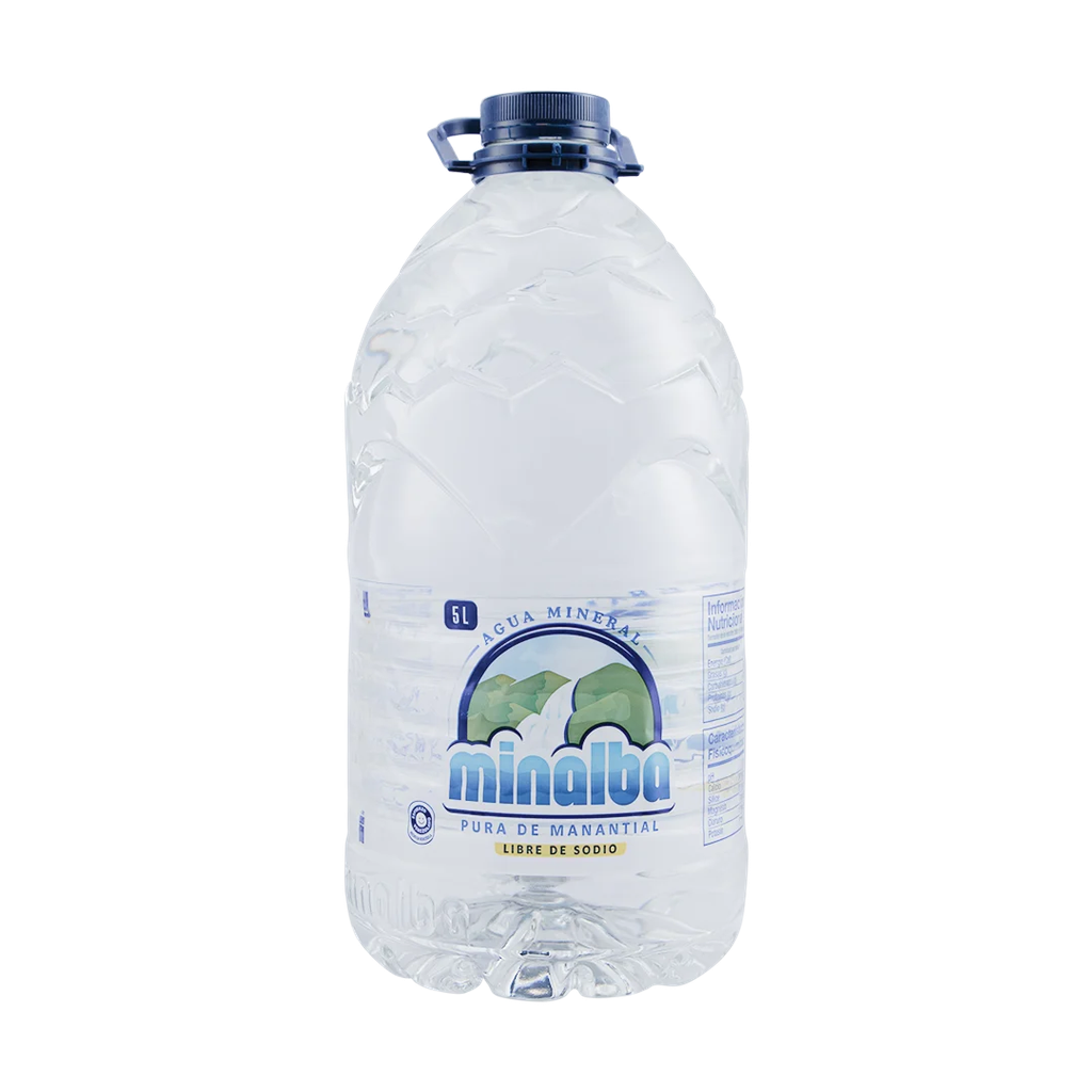 AGUA MINALBA 5 L x 2 Uds.
