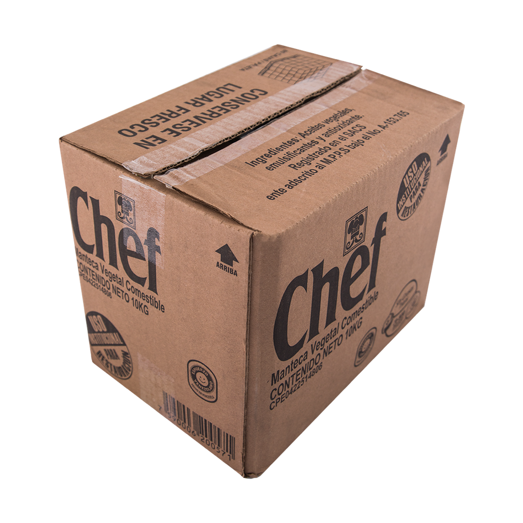CHEF MANTECA 10 KG x 1 Ud.