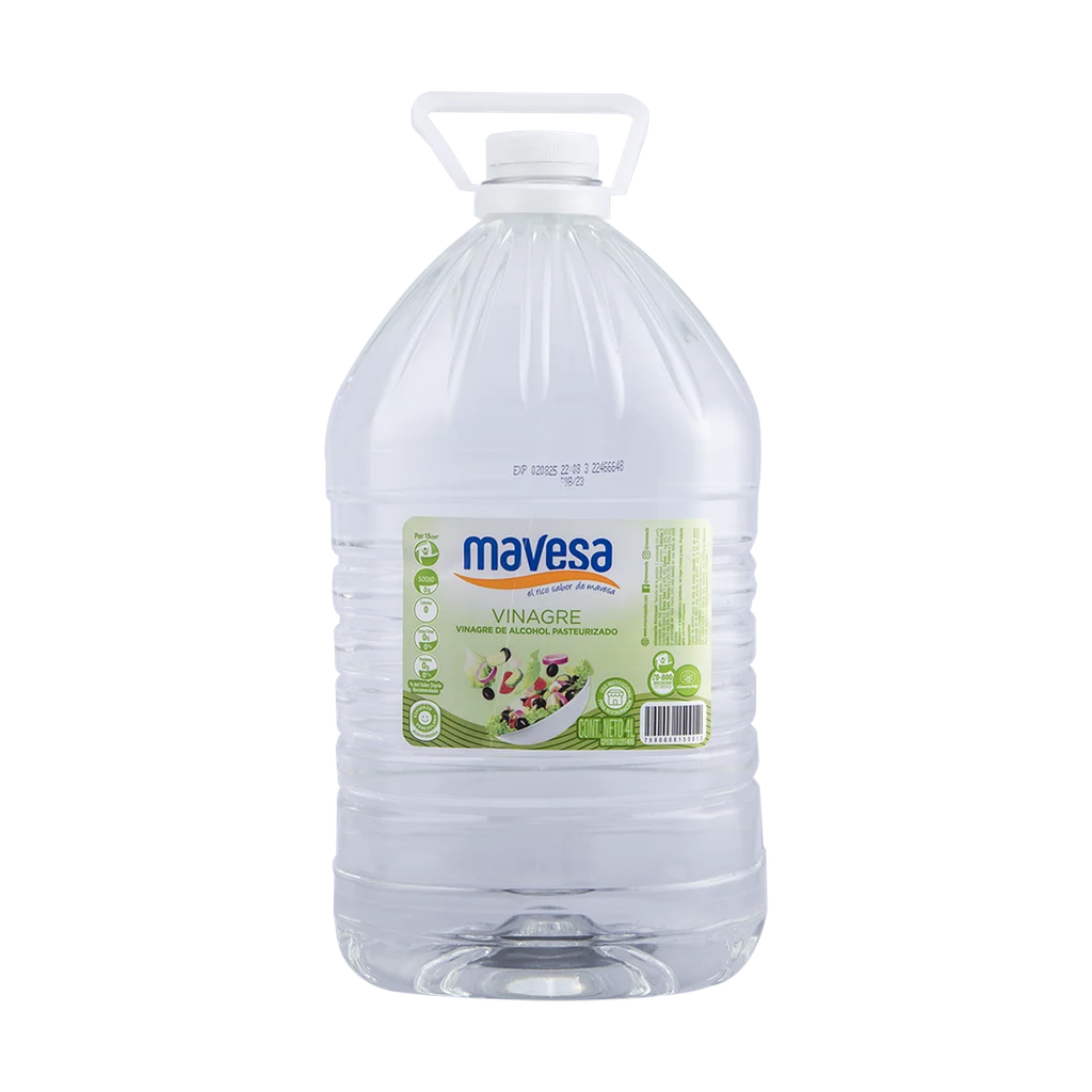 MAVESA VINAGRE DE ALCOHOL 4 L x 4 Uds. CFH.