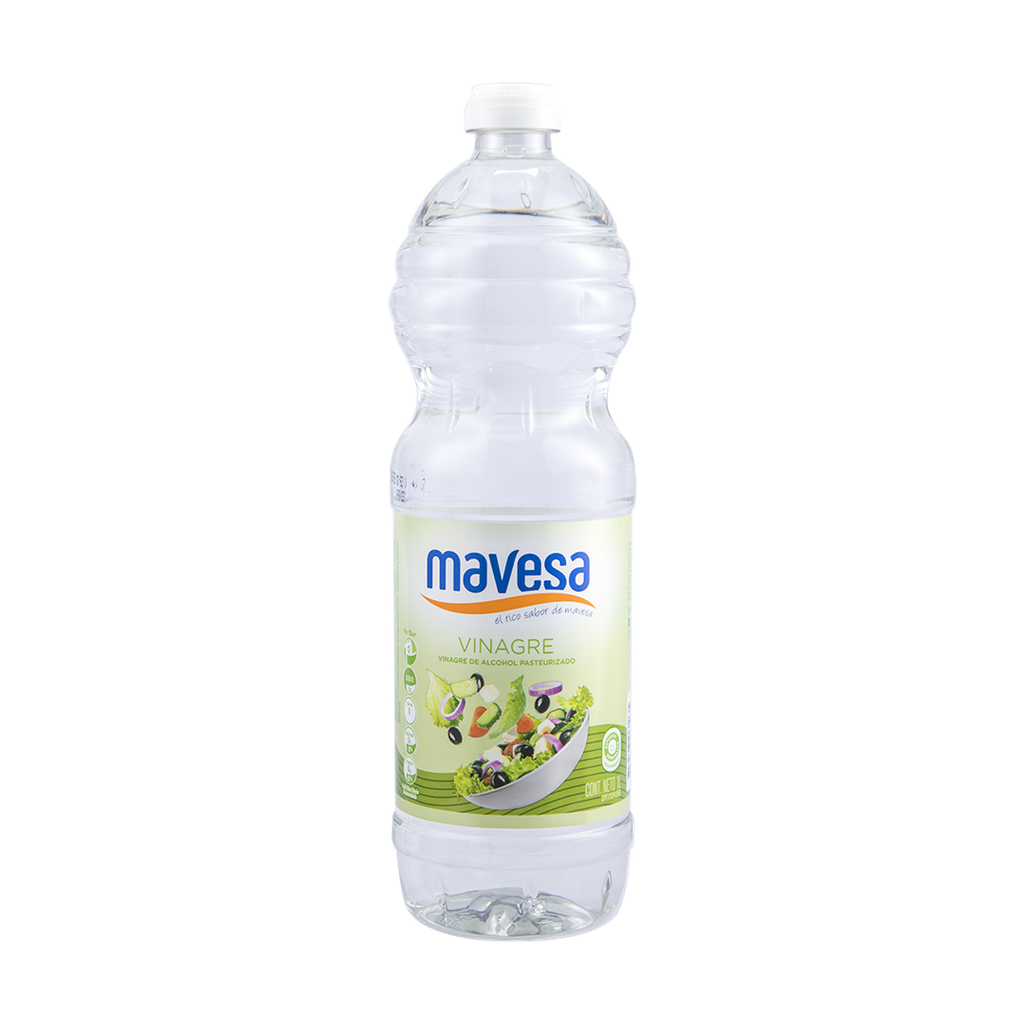 MAVESA VINAGRE DE ALCOHOL 1 L x 12 Uds.