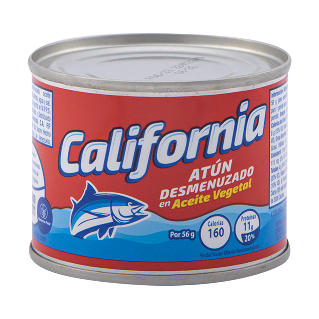 CALIFORNIA ATÚN DESMENUZADO 140 G x 35 Uds (E)