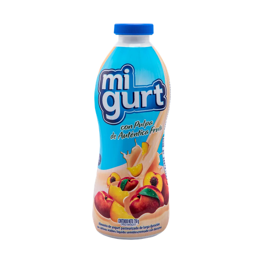 [Y008] YOGURT FRUTA DURAZNO 750 G x 12 Uds.