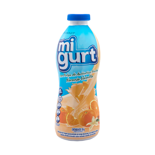 [Y072] YOGURT NARANJA VAINILLA MIGURT 750G x 12 Uds.