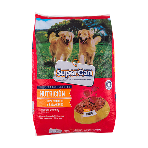 [M033] SUPER CAN CARNE HUESO 18 KG x 1 Uds.