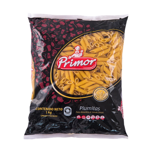 [H506] PASTA CORTA PLUMITAS 1 KG x 12 Uds (E)