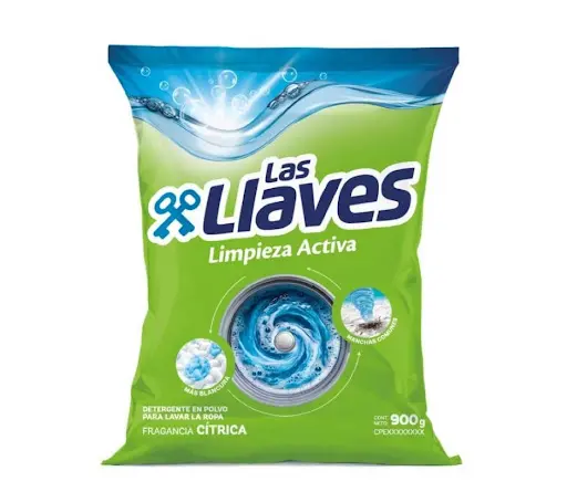 [L401] LAS LLAVES DETERGENTE L. ACTIVA CITRIC 900 G x 20 Uds.