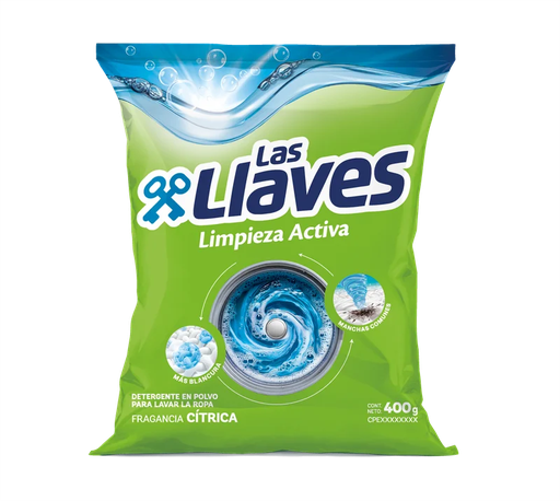 [L410] LAS LLAVES DET. L.ACTIVA CITRICO 100 GX16Uds.