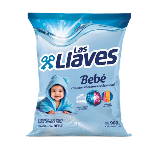 [L414] LAS LLAVES DETERGENTE BEBE 900 GX100Uds.