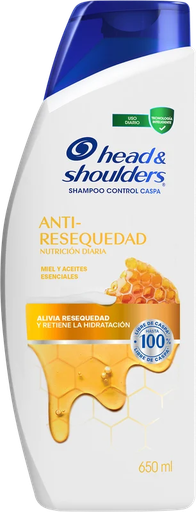 [80816347] HS SHAMPOO ANTI-RESEQUEDAD 180 CC x 12 Uds.