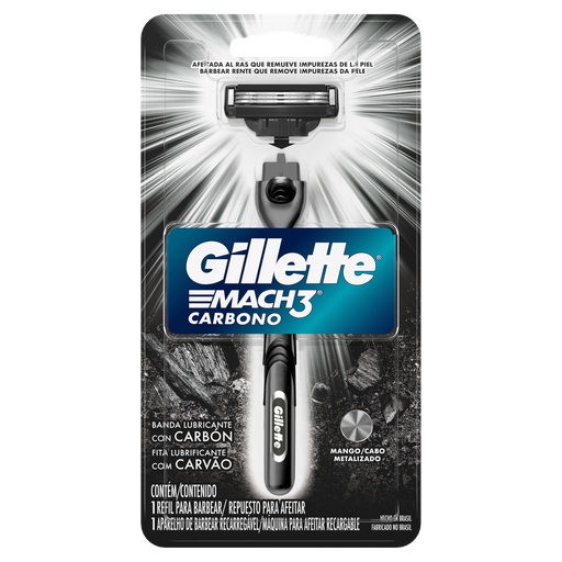 [80716175] GILLETE MACH3 SISTEMA CARBONO 37 G x 30 Uds.
