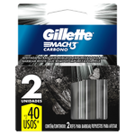[80722153] GILLETE MACH3 CARBONO CARTUX2 16 G x 72 Uds.
