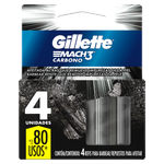 [80722154] GILLETE MACH3 CARBONO CARTUX4 19 G x 72 Uds.