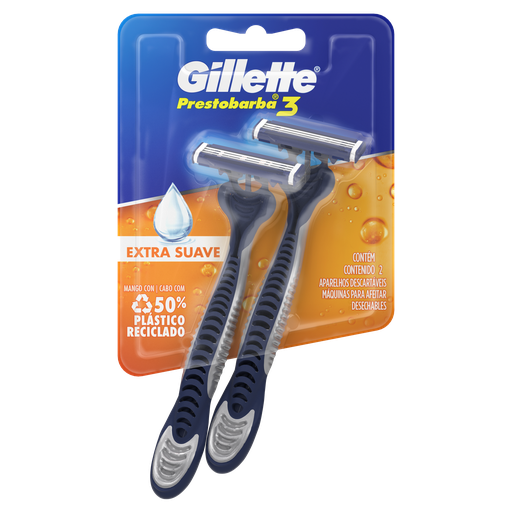 [80685924] GILLETTE BLISTER PB3X2UN MASC 23 G x 72 Uds.