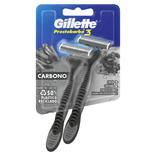 [80791658] GILLETTE BLISTER PB3 CARBONX2 24 G x 72 Uds.
