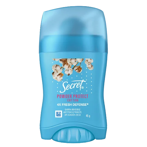 [80692536] SECRET CLEARGEL POWDPROT COTTON 45 G x 12 Uds.