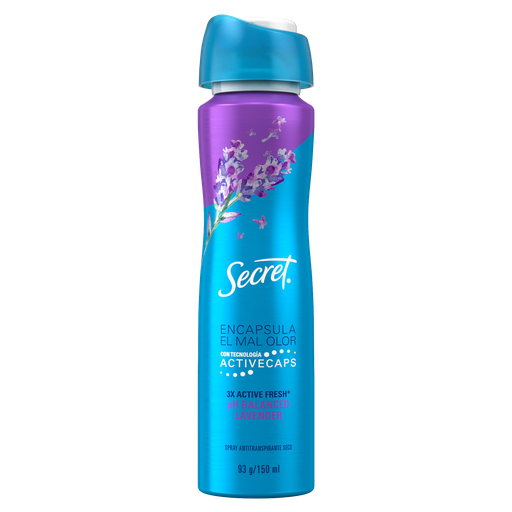 [80679849] SECRET SPRAY PHBAL LAVENDER 93G x 12 Uds.