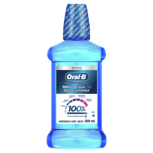 [80681524] ORALB ENJUAGUE 100% 500CC x 12 Uds.