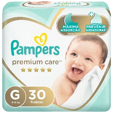 [80680481] PAMPERS PAÑALES PREMIUM CARE GDE 770 G x 4 Uds.