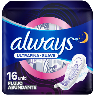 [80680412] ALWAYS TOALLAS ULT SUAVE NOCHE 87 G x 12 Uds.