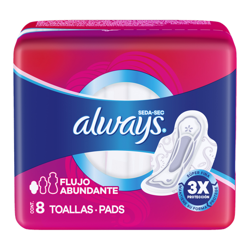 [80684304] ALWAYS TOALL SEDA SEC F ABUN 60 G x 24 Uds.