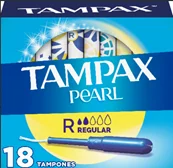 [80368858] TAMPAX PEARL REGULAR 18 Uds. 90 G x 12 Uds.