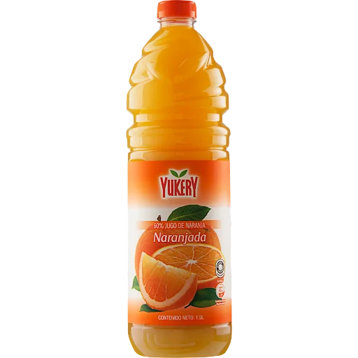 [1018182] YUKERY NARANJA S/A PET 1.5 L x 6 Uds.