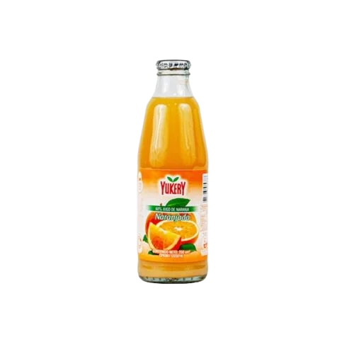[1012942] YUKERY NARANJA Botella 250 ml x 12 Uds.