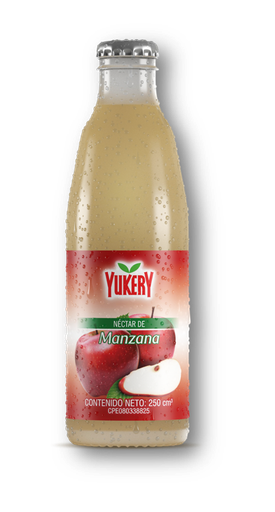 [1012522] YUKERY MANZANA Botella 250 ml x 12 Uds.